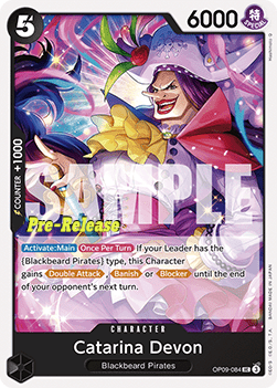 Catarina Devon (OP09-084) - Promos: Emperors in the New World (Uncommon) [OP09P-084]