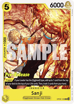 Sanji (OP09-105) - Promos: Emperors in the New World (Common) [OP09P-105]
