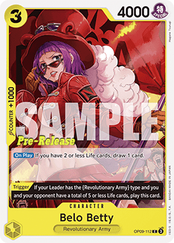 Belo Betty (OP09-112) - Promos: Emperors in the New World (Common) [OP09P-112]