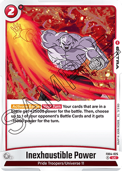 Inexhaustible Power (FB04-025) - Ultra Limit [Fusion World] (Uncommon) [FB04-025]
