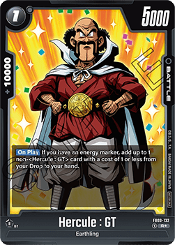 Hercule : GT (FB03-132) - Unnumbered Promos [Fusion World] (Rare) [FWUP-FB03-132]
