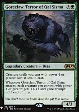 Goreclaw, Terror of Qal Sisma - Mystery Booster 2: Reprints from Across Magic's History (Rare)