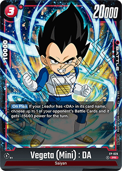 Vegeta (Mini) : DA (FP-029) - Promos [Fusion World] (Promo) [FWP-029]