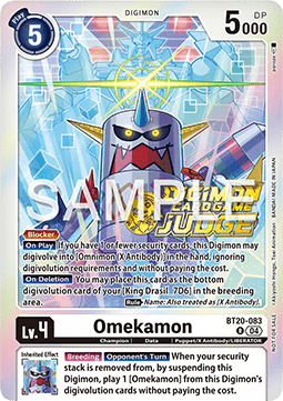 Omekamon (BT20-083) - Judge Promos (Alternative Art) [JP-BT20-083]