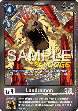 Landramon (EX8-048) - Judge Promos (Alternative Art) [JP-EX8-048]