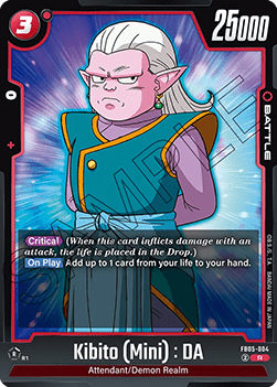 Kibito (Mini) : DA (FB05-004) - New Adventure [Fusion World] (Rare) [FB05-004]