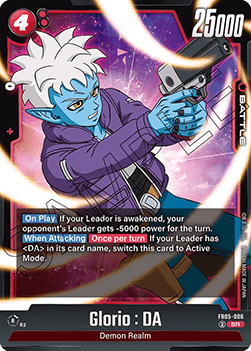 Glorio : DA (FB05-006)  (V.1 - Super Rare) - New Adventure [Fusion World] (Super Rare) [FB05-006]