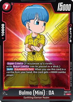 Bulma (Mini) : DA (FB05-017) - New Adventure [Fusion World] (Uncommon) [FB05-017]