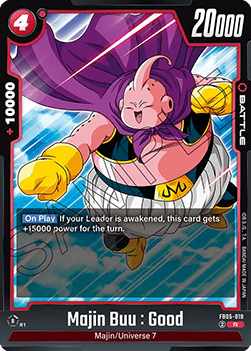 Majin Buu : Good (FB05-019) - New Adventure [Fusion World] (Rare) [FB05-019]