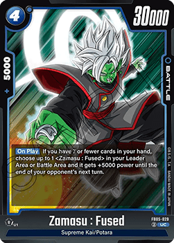 Zamasu : Fused (FB05-029) - New Adventure [Fusion World] (Uncommon) [FB05-029]