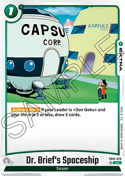 Dr. Brief's Spaceship (FB05-070) - New Adventure [Fusion World] (Uncommon) [FB05-070]