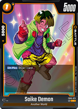 Saike Demon (FB05-075) - New Adventure [Fusion World] (Common) [FB05-075]