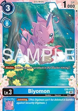 Biyomon (EX6-012) - Special Tournament Promos (Alternative Art) [STP-EX6-012]