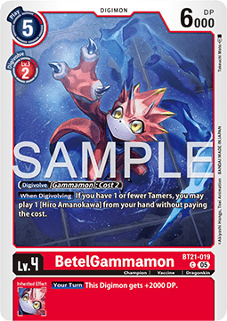 BetelGammamon (BT21-019) - World Convergence (Common) [BT-21-019]