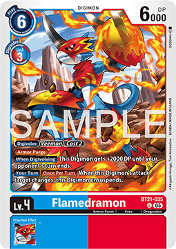 Flamedramon (BT21-035) - World Convergence (Uncommon) [BT-21-035]