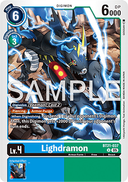 Lighdramon (BT21-037) - World Convergence (Uncommon) [BT-21-037]