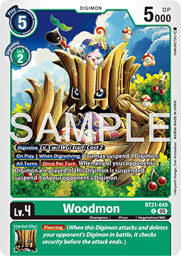 Woodmon (BT21-049) - World Convergence (Common) [BT-21-049]