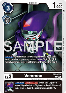Vemmon (BT21-056) (V.1) - World Convergence (Common) [BT-21-056]