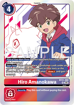 Hiro Amanokawa (BT21-080) (V.1) - World Convergence (Super Rare) [BT-21-080]