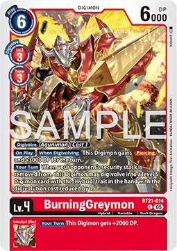 BurningGreymon (BT21-014) - World Convergence (Common) [BT-21-014]