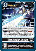 Ragnarok Cannon (BT21-098) - World Convergence (Common) [BT-21-098]