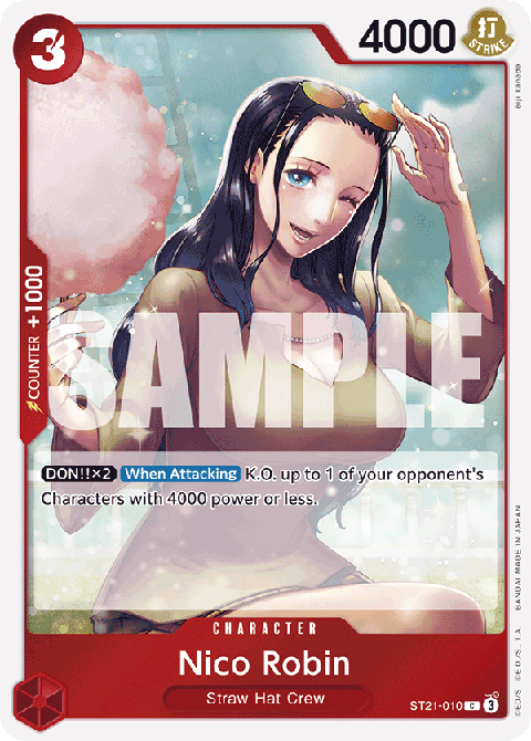 Nico Robin (ST21-010) (V.1) - Starter Deck: EX Gear 5 (Common) [ST-21-010]