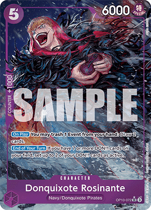 Donquixote Rosinante (OP10-072) (V.2) - Royal Blood (Alternate Art) [OP10-072]