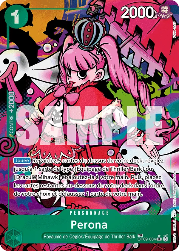 Perona (OP09-034) - Royal Blood (Treasure Rare) [OP10-OP09-034]