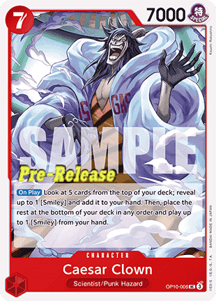 Caesar Clown (OP10-006) - Promos: Royal Blood (Uncommon) [OP10P-006]