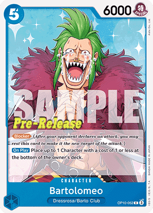 Bartolomeo (OP10-052) - Promos: Royal Blood (Common) [OP10P-052]