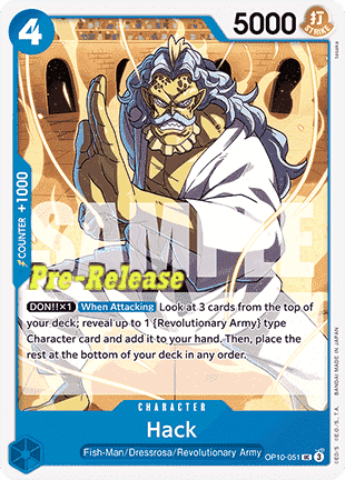 Hack (OP10-051) - Promos: Royal Blood (Uncommon) [OP10P-051]