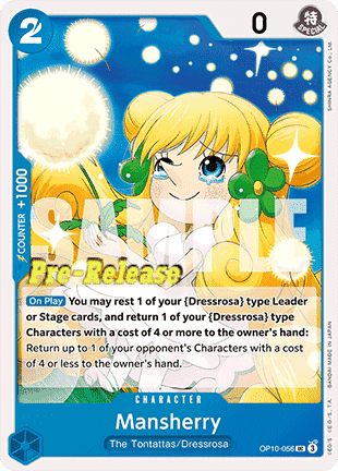 Mansherry (OP10-056) - Promos: Royal Blood (Uncommon) [OP10P-056]