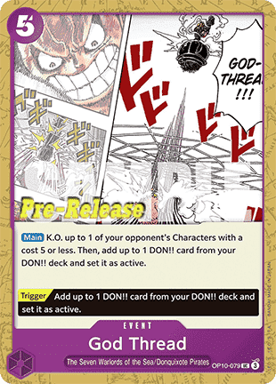 God Thread (OP10-079) - Promos: Royal Blood (Uncommon) [OP10P-079]