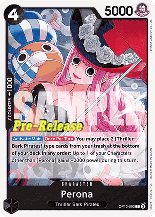 Perona (OP10-092) - Promos: Royal Blood (Common) [OP10P-092]