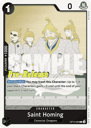 Saint Homing (OP10-093) - Promos: Royal Blood (Common) [OP10P-093]