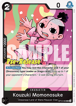 Kouzuki Momonosuke (OP10-083) - Promos: Royal Blood (Uncommon) [OP10P-083]