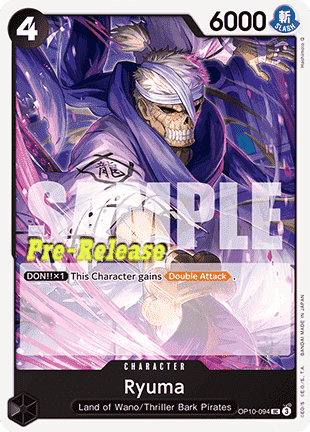 Ryuma (OP10-094) - Promos: Royal Blood (Uncommon) [OP10P-094]