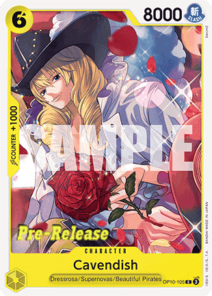 Cavendish (OP10-105) - Promos: Royal Blood (Common) [OP10P-105]
