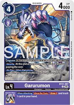Garurumon (BT21-067) - World Convergence (Uncommon) [BT-21-067]