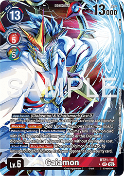 Gaiamon (BT21-101) (V.2) - World Convergence (Alternative Art) [BT-21-101]