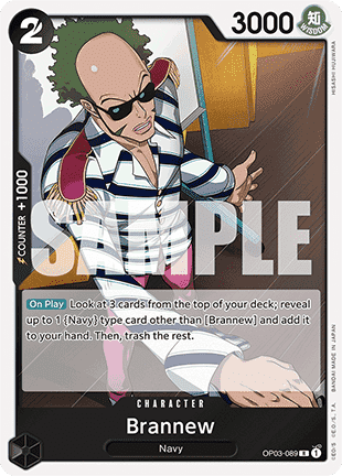 Brannew (OP03-089) (V.1) - The Best (Rare) [PRB01-OP03-089]