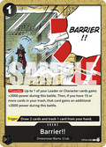 Barrier!! (OP04-095) (V.1) - The Best (Common) [PRB01-OP04-095]