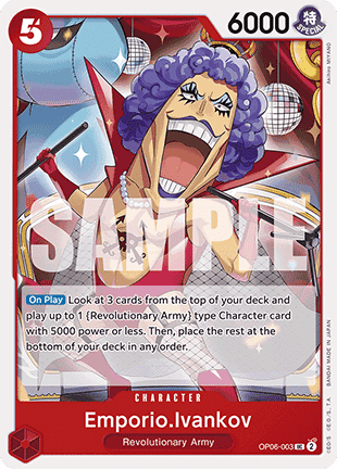 Emporio.Ivankov (OP06-003) (V.1) - The Best (Uncommon) [PRB01-OP06-003]