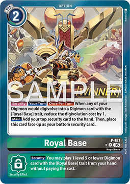 Royal Base (P-181) - Official Tournament Pack Events (Alternative Art) [OTPE-P-181]