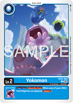Yokomon (BT21-003) - World Convergence (Common) [BT-21-003]