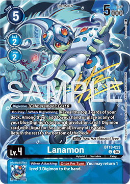 Lanamon (BT18-023) - World Convergence (Alternative Art) [BT-21-BT18-023]