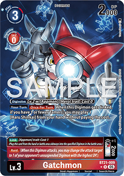 Gatchmon (BT21-009) (V.2) - World Convergence (Alternative Art) [BT-21-009]