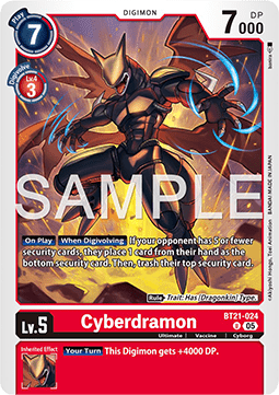 Cyberdramon (BT21-024) - World Convergence (Uncommon) [BT-21-024]