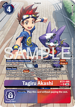 Tagiru Akashi (BT21-088) (V.2) - World Convergence (Alternative Art) [BT-21-088]