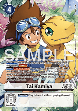 Tai Kamiya (BT21-102) (V.2) - World Convergence (Alternative Art) [BT-21-102]